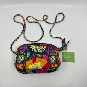Vera Bradly Jazzy Blooms Mini  Chain Bag